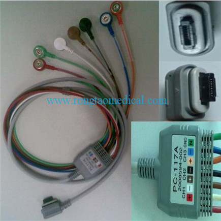 GE SEER Light 7 lead PC-117A ECG cable (Model:2008594-002)
