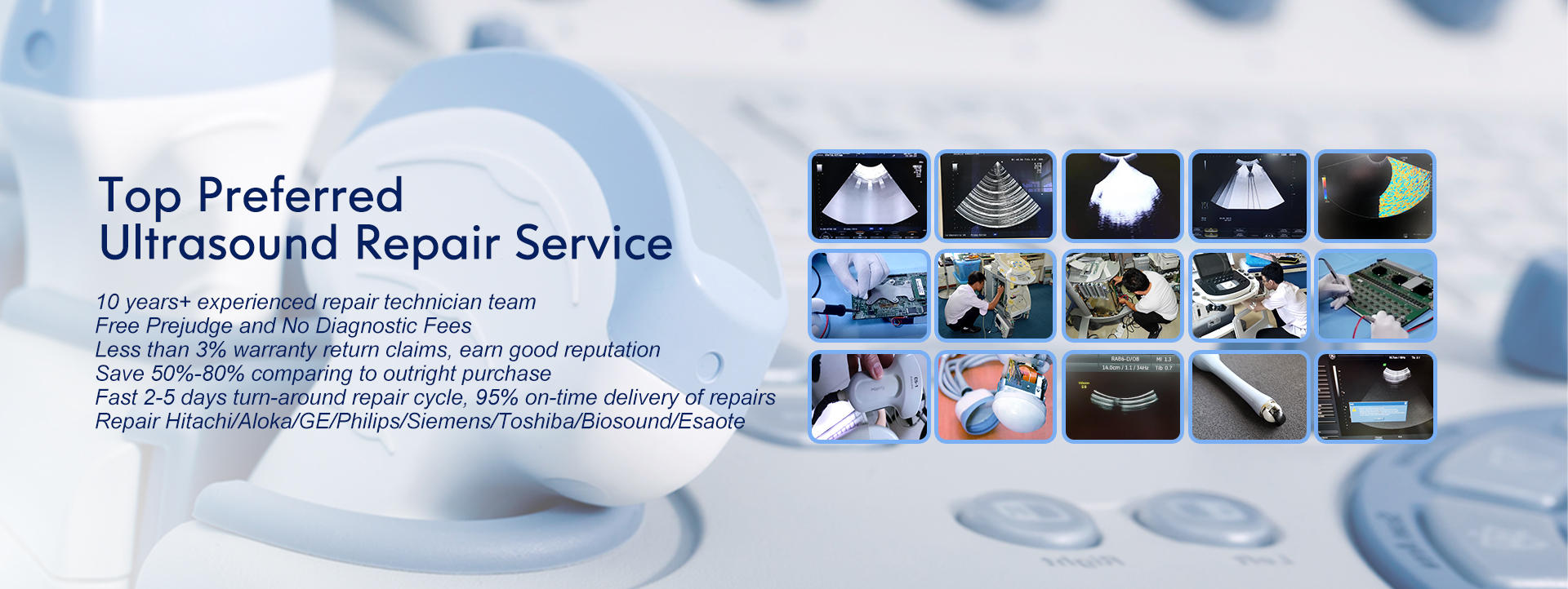 Ultrasound repair service